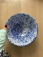 Mooie blauw-witte fruitschaal, Ophalen, Porselein of Keramiek, Schaal, Rond