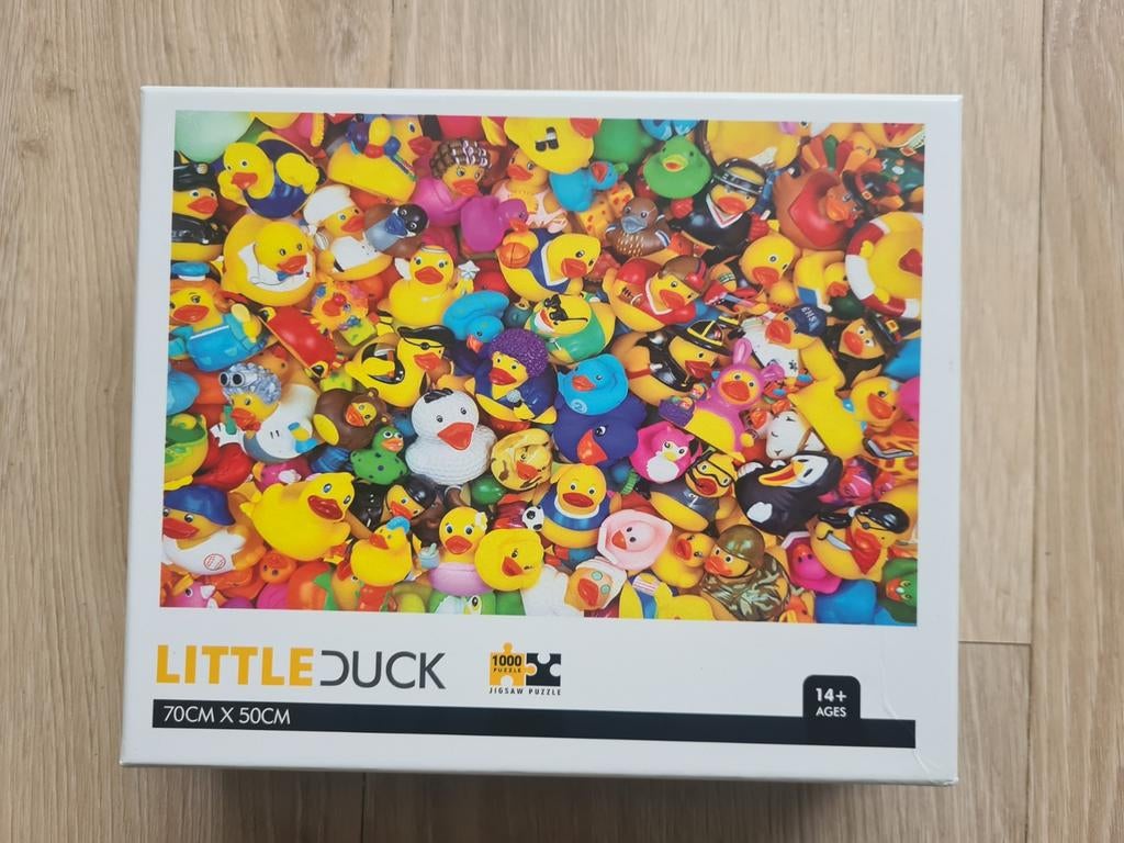 Little Duck legpuzzel - 1000 stukjes, Hobby en Vrije tijd, Ophalen of Verzenden, 500 t/m 1500 stukjes, Gebruikt, Legpuzzel