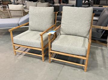 Nieuw 4SO - Teakhouten buiten tuin stoel / fauteuil - Safari beschikbaar voor biedingen