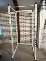 Powercage krachtstation + halterstang met 160kg gewicht, Ophalen, Gebruikt, Krachtstation