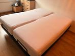 M Line Bed 180x220 met verstelbare bodem, Ophalen, Zwart, Tweepersoons, 180 cm