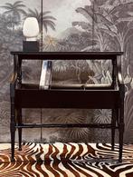 MAT ZWARTE GRUTTERSKAST SIDETABLE BOEKENKAST VAKKENKAST, Huis en Inrichting, Ophalen, Zo goed als nieuw