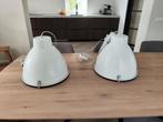 Set van 2 hanglampen industrieel, kleur wit, Ophalen, Zo goed als nieuw, Industrieel, Minder dan 50 cm