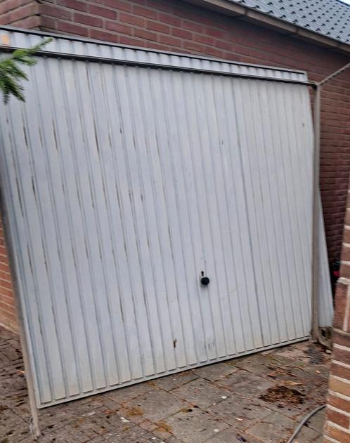 garagedeur kanteldeur, Doe-het-zelf en Verbouw, Deuren en Horren, Gebruikt, Garagedeur, 200 tot 215 cm, 120 cm of meer, Ophalen