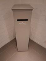 Brievenbus / standaard huwelijksceremonie, Tuin en Terras, Brievenbussen, Ophalen, Zo goed als nieuw, Hout, Staande brievenbus