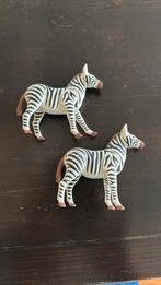 Playmobil 7036 zebra’s zoo safari wildernis 2stuks, Ophalen of Verzenden, Zo goed als nieuw