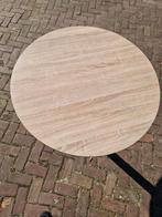 Ronde tafel met metalen voet, 50 tot 100 cm, 50 tot 75 cm, Rond, Zo goed als nieuw