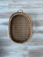 Grote rieten Rivièra maison dienblad ovaal, Ophalen of Verzenden, Zo goed als nieuw, Ovaal