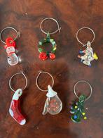 Vintage Kerst Wijn Bedels - Set van 6, Ophalen, Zo goed als nieuw