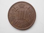 munt ingehuldigd willem III koning der nederlanden, Ophalen of Verzenden, Koning Willem III, Losse munt