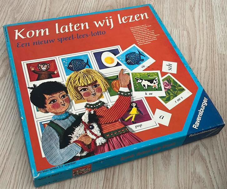 Vintage Leren lezen spel - Kom laten wij lezen, Kinderen en Baby's, Speelgoed | Educatief en Creatief, Gebruikt, Taal en Lezen