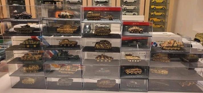 27x Deagostini Tanks en Panzer W.O.2 1/72, Verzamelen, Militaria | Tweede Wereldoorlog, Landmacht, Miniatuur of Beeldje, Duitsland