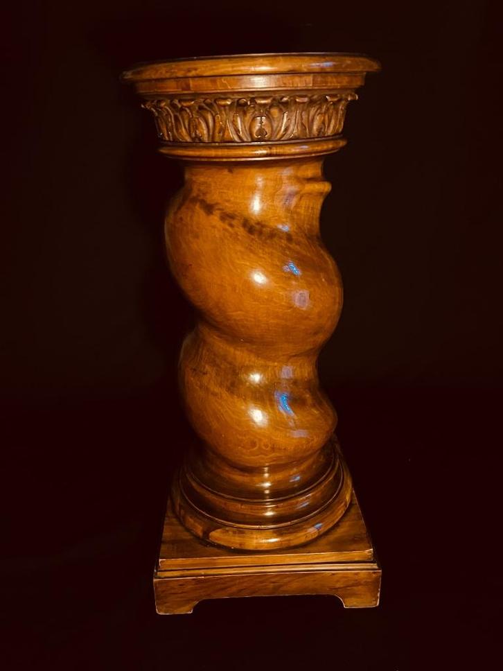 antieke vol houten Kerk zuil, Antiek en Kunst, Antiek | Religie, Ophalen