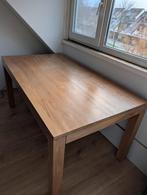 Massief kersenhouten eettafel 160x89,5x76,5, Huis en Inrichting, Tafels | Eettafels, Ophalen, 50 tot 100 cm, Zo goed als nieuw