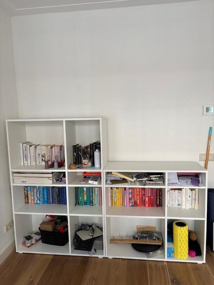 Witte Vihals Stellingkast 6 planken + 4 planken, Huis en Inrichting, Kasten | Stellingkasten, Zo goed als nieuw, Ophalen