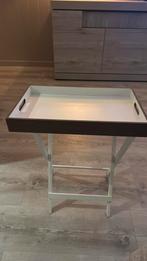 Dienblad met standaard, Huis en Inrichting, Woonaccessoires | Dienbladen, Ophalen, Zo goed als nieuw, Hout