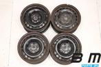 Set 15 inch stalen velgen VW Golf 6 / Touran ., Auto-onderdelen, Banden en Velgen, Gebruikt, Velg(en)