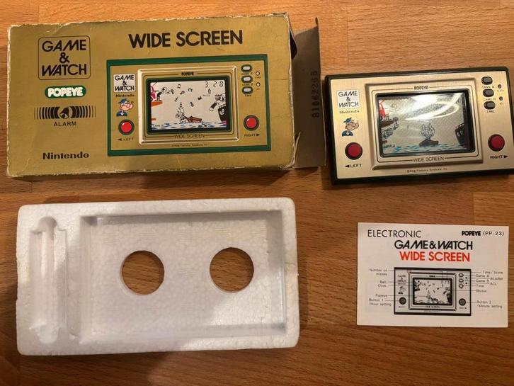 Nintendo Game & Watch POPEYE (PP-23) – Compleet – Werkend, Spelcomputers en Games, Spelcomputers | Overige, Gebruikt, Ophalen of Verzenden