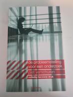 P.J.M. Verschuren - Probleemstelling voor een onderzoek, P.J.M. Verschuren, Ophalen of Verzenden, Ontwikkelingspsychologie, Zo goed als nieuw