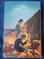 Aart Cock - schilderij Indonesische offerende vrouwen, Antiek en Kunst, Kunst | Schilderijen | Klassiek, Ophalen of Verzenden