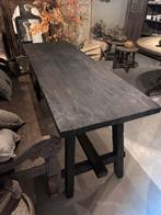 Prachtige robuuste smalle eettafel / sidetable, Ophalen
