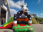Springkussen te huur koe met glijbaan, Ophalen, Gebruikt