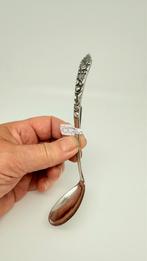 Antiek Djokja zilveren jamlepel met haakje., Antiek en Kunst, Antiek | Goud en Zilver, Ophalen of Verzenden, Zilver