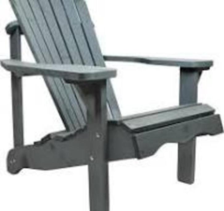 Jumbo Canadian stoel Grijs, Tuin en Terras, Tuinstoelen, Nieuw, Hout, Ophalen