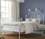 ikea leirvik bedframe 140x200, Ophalen, Gebruikt, Tweepersoons, 140 cm
