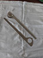 Stelton Saladebestek Arne Jacobsen, Ophalen of Verzenden, Gebruikt, Rvs of Chroom, Bestekset