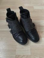 Zadig & Voltaire - Zwarte schoenen met gespen en studs mt 37, Zadig & Voltaire, Zwart, Lage of Enkellaarzen, Ophalen of Verzenden