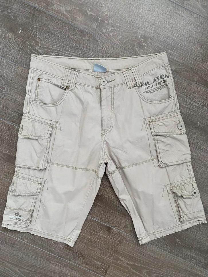 Heren korte broek maat 33 van SOUTHERN, Kleding | Heren, Broeken en Pantalons, Gedragen, Overige maten, Beige, Ophalen of Verzenden