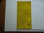 sticker oud PZ TR7 machine boer landbouw piet zweegers boer, Verzenden, Zo goed als nieuw, Bedrijf of Vereniging