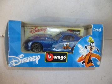 Bburago Disney Dodge Viper Goofy in doos 1:43 modelauto.   beschikbaar voor biedingen