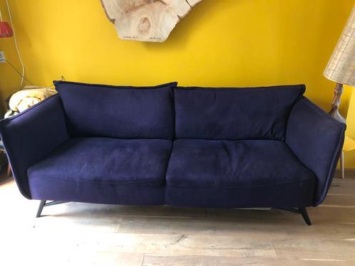 Paarse bank Trendhopper, Huis en Inrichting, Banken | Bankstellen, Gebruikt, Rechte bank, Driepersoons, 200 tot 250 cm, 75 tot 100 cm