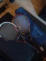 2 mooie tennis rackets in mooie bewaar hoes, Ophalen of Verzenden, Zo goed als nieuw