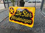 Vintage 'De Ster Verzekeringen' Reclamebord, Ophalen