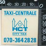 Sticker: Taxi Centrale HCT, Ophalen of Verzenden, Zo goed als nieuw, Bedrijf of Vereniging