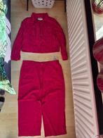 Roze 2 delig pak Gerry Weber jasje maat 44 broek maat 48, Kleding | Dames, Jasjes, Kostuums en Pakken, Maat 42/44 (L), Ophalen of Verzenden