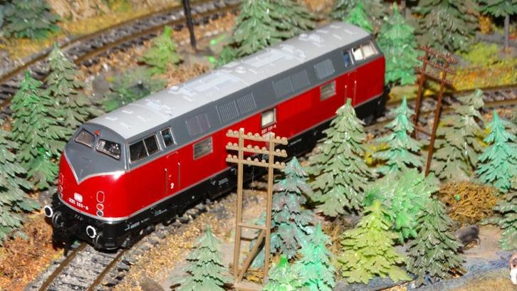 Fleischmann Klasieker V200  de Rode Eland adv 17, Hobby en Vrije tijd, Modeltreinen | H0, Gebruikt, Locomotief, Gelijkstroom, Fleischmann