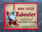 Fraaie DRINK LOUTER KABOUTER poster. 36 x 28 cm., Verzamelen, Merken en Reclamevoorwerpen, Ophalen of Verzenden, Gebruikt, Gebruiksvoorwerp