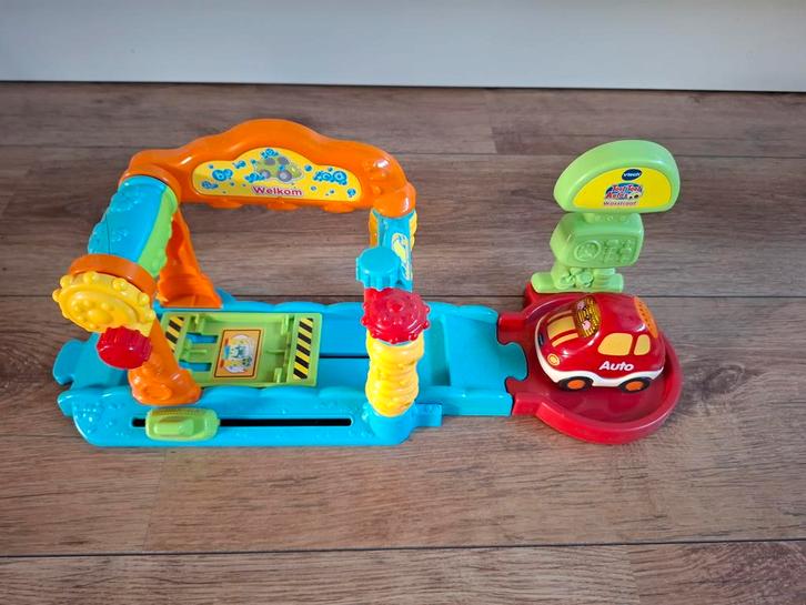 Vtech Toet Toet Auto's Wasstraat, Kinderen en Baby's, Speelgoed | Babyspeelgoed, Auto, Met geluid, Ophalen of Verzenden