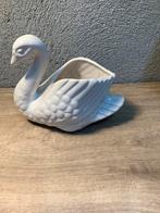 Vintage zwaan bloempot, Overige materialen, Gebruikt, Binnen, Ophalen of Verzenden