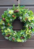 Groene Krans met Verlichting - Blijft Lang Mooi!, Huis en Inrichting, Woonaccessoires | Kransen, Ophalen of Verzenden, Nieuw