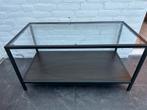 IKEA VITTSJÖ salontafel glas/metaal – €20, Ophalen, Gebruikt, 100 tot 150 cm, Glas