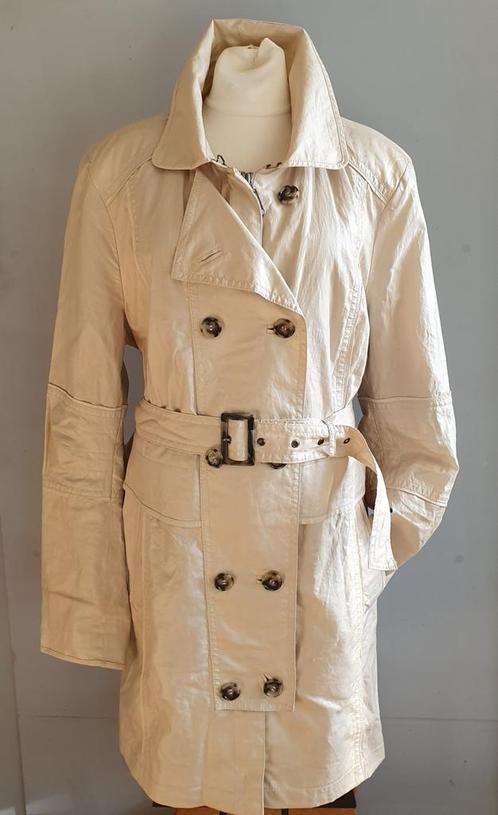 Creenstone trenchcoat, Kleding | Dames, Jassen | Zomer, Zo goed als nieuw, Maat 38/40 (M), Beige, Ophalen of Verzenden