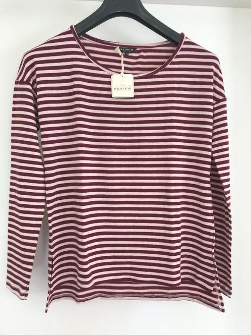 Review: NIEUWE sportief gestreepte top maat S, Kleding | Dames, Tops, Nieuw, Maat 36 (S), Overige kleuren, Lange mouw, Verzenden