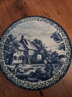 4 seizoensgebonden delsblauwe borden, Antiek en Kunst, Ophalen of Verzenden