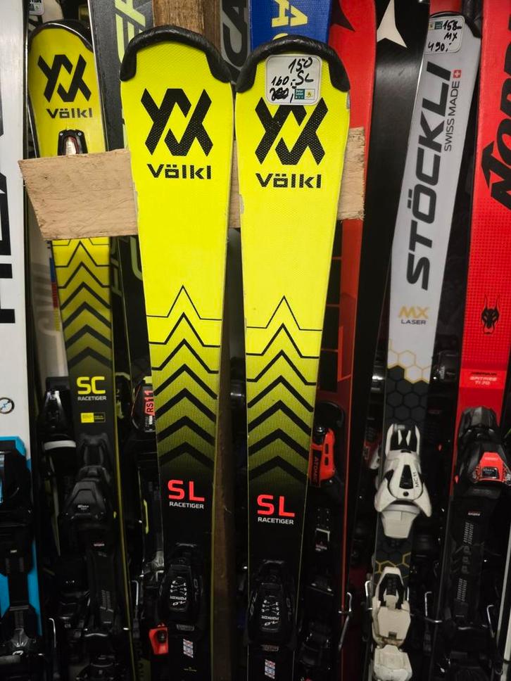 150cm VOLKL RACETIGER SL JR  PRO 11 CARVE SKIS, Sport en Fitness, Skiën en Langlaufen, Zo goed als nieuw, Ski's, Skiën, Overige merken