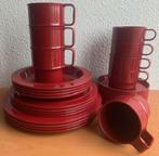 Mepal Rosti Classic: 4 -pers. servies in Bordeaux #1, Caravans en Kamperen, Lochem, Ophalen of Verzenden, Zo goed als nieuw, Mepal